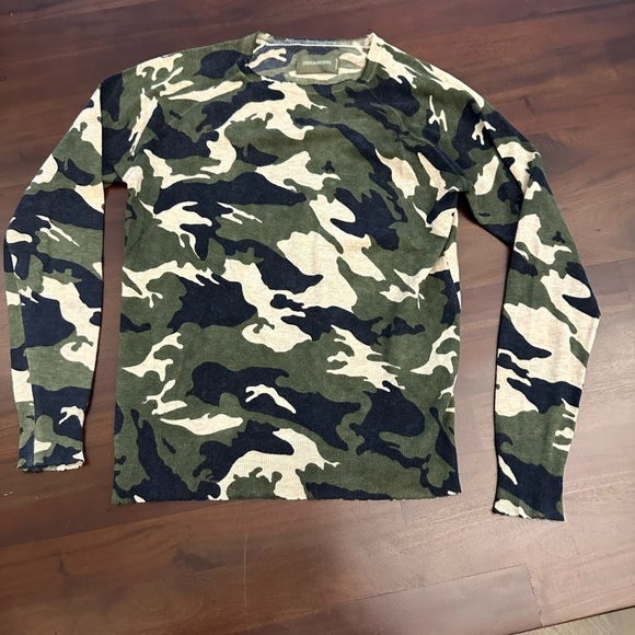 Zadig & Voltaire
Cashmere Camo Print Raglan Sweater (T1) - Picture 3 of 6